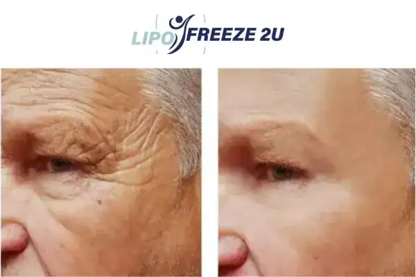Mens before and after Morpheus 8 Sevenoaks results.