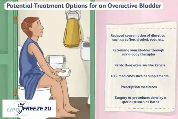 image of woman on toilet because of an overactive bladder Sevenoaks