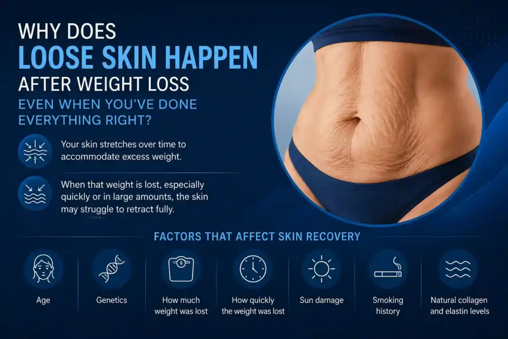 Why Does Loose Skin Happen After Weight Loss Even When You’ve Done Everything Right Sevenoaks?